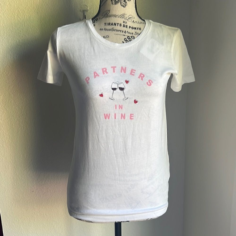 NWT JCREW cotton tee shirt white XXS